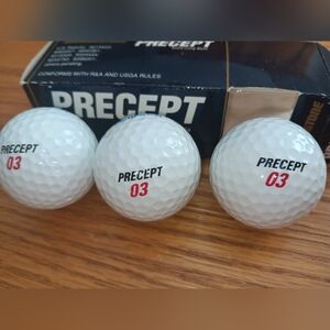 Bridgestone Precept White Golf Balls 3 New
